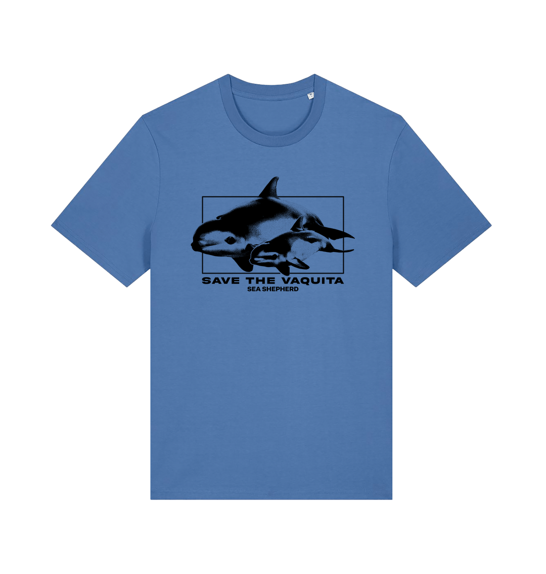 Bright Blue Printed T-shirt Front